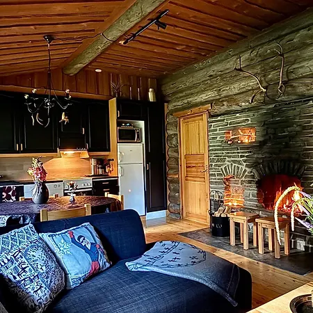 別荘 Aura By Lapland Villas, - Lapland, 2 Min Walk, 2br, Private Sauna, Fireplace ルオスト